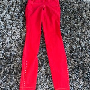 Lululemon red leggings